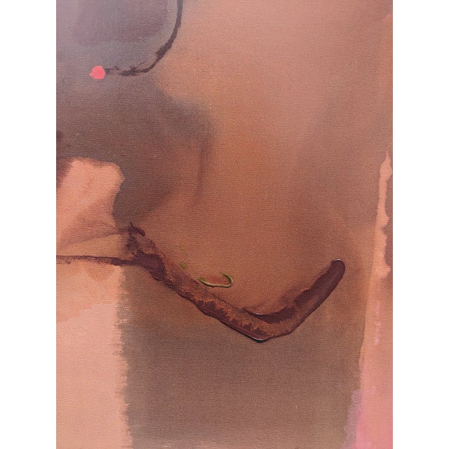 Vintage 1980s Helen Frankenthaler "Rio Grande" Exhibition Poster Framed For Sale - Image 9 of 13
