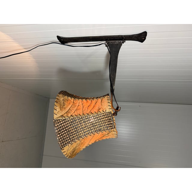 Brutalist Wrought Iron Wall Lamp, 1970s For Sale - Image 6 of 15