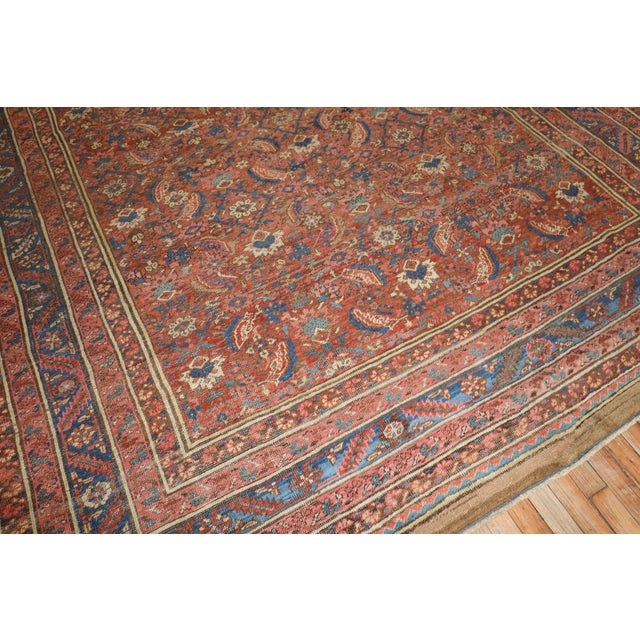 Antique Zabihi Collection Persian Bakshaish Rug For Sale - Image 12 of 12