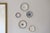 Rustic Wall Plates in Bleu and White Earthenware, 1950s, Set of 5 For Sale - Image 3 of 10
