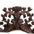 Large French Heavily Carved Antique Rococo Style Wood Wall Mirror 67 Inch Tall For Sale In West Palm - Image 6 of 6