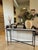 Rh Thaddeus Marble Console Table — Carrara Marble Top on Forged Iron Base For Sale - Image 10 of 10