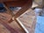 Mission Vintage A. Brandt Oak 8-Foot Trestle Dining Table With Drawers For Sale - Image 3 of 9