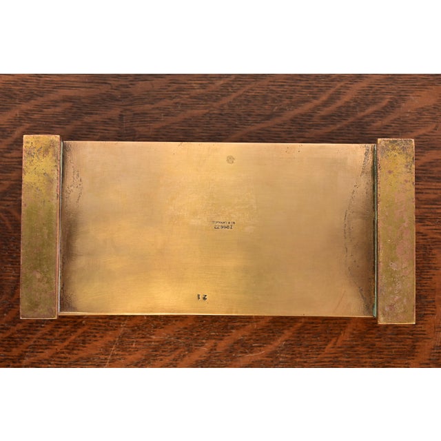 Tiffany & Co. Art Deco Period Bronze Cigar Box or Jewelry Box, Circa 1920s For Sale - Image 11 of 14