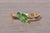 1990s The Rast: Emerald and Natural Diamond Ring in Yellow Gold For Sale - Image 5 of 11