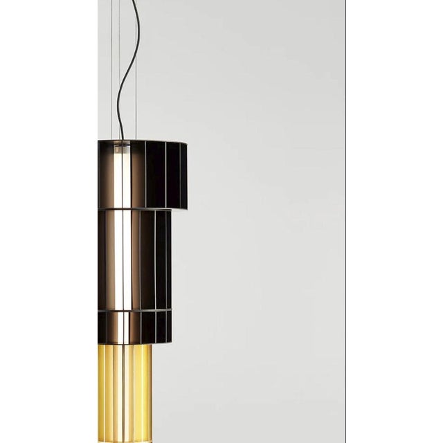 T Gr Custom Combination Suspended Lamp by Stephen Burks Babel for Parachilna For Sale - Image 6 of 12
