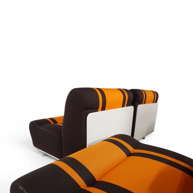 Space Age Concha Modular 4-Seater Sofa by Jo Otterpohl for Cor, 1970, Set of 4 For Sale - Image 12 of 18