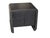 Karl Springer Grasscloth Nightstand/Side/End Table, 1980 For Sale - Image 4 of 6