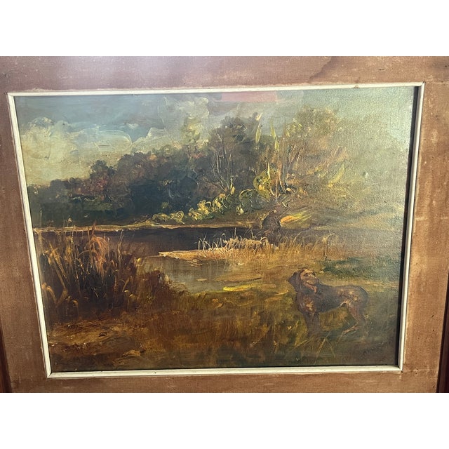 Lake - di-viverone hunting - at the antra painter - ettore milani