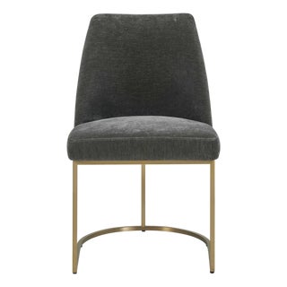 Hanni Gray Upholstered Dining Chair For Sale