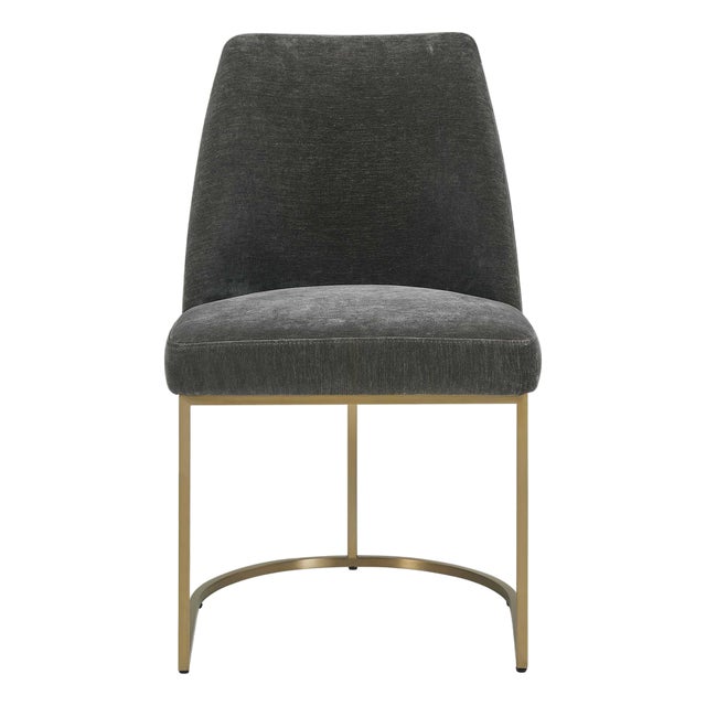 Hanni Gray Upholstered Dining Chair For Sale