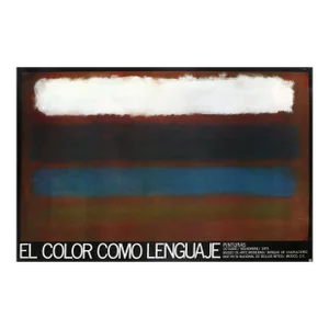 El Color Como Lenguaje, Mark Rothko Poster