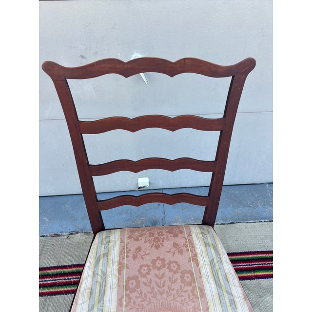 Antique Cherry Chippendale Ribbon Back Side Chair, Massachusetts, Circa 1800 An exceptional and highly desirable example...