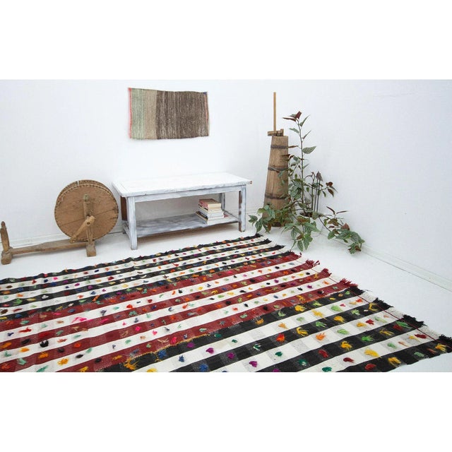Vintage Filikli Kilim Rug For Sale In Los Angeles - Image 6 of 7