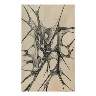 Xavier Albert Fiala, Fossile, Pen & Indian Ink on Paper, Framed For Sale
