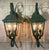 Pair of Vintage Solid Brass Outdoor Wall Lanterns - 22”h X 7”.5 W X 7”.5 D For Sale - Image 16 of 16