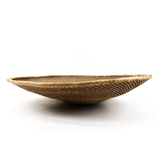 African Early 20th Century Tonga Binga Basket 23 Inch For Sale - Image 3 of 7
