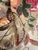 Tan Vintage Thomasville Floral Vallance & 2 Panel Drape Set For Sale - Image 8 of 9