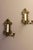 Antique Brass Sconces with Mirrors, 1880, Set of 2 For Sale - Image 9 of 9