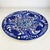 Large Spanish Handpainted Blue Ceramic Plate, 1950s For Sale - Image 3 of 11