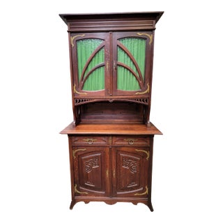 Antique Art Nouveau Cabinet or Cupboard Early 1900's For Sale