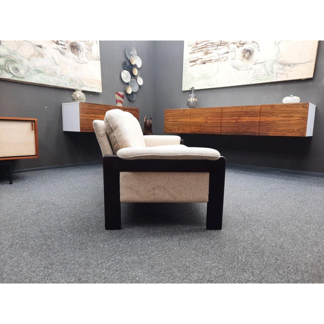 1960s Mid-Century Sofa in Beech and Wool, 1960s For Sale - Image 5 of 12
