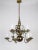 Dutch Baroque Style 2-Tier Aged Brass 12-Light Chandelier For Sale - Image 13 of 13