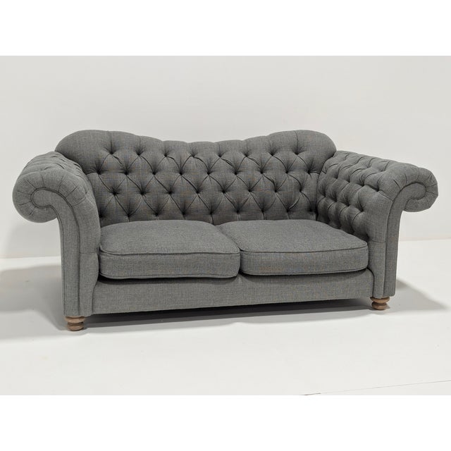 Two-Seater Chesterfield Sofa For Sale - Image 10 of 15