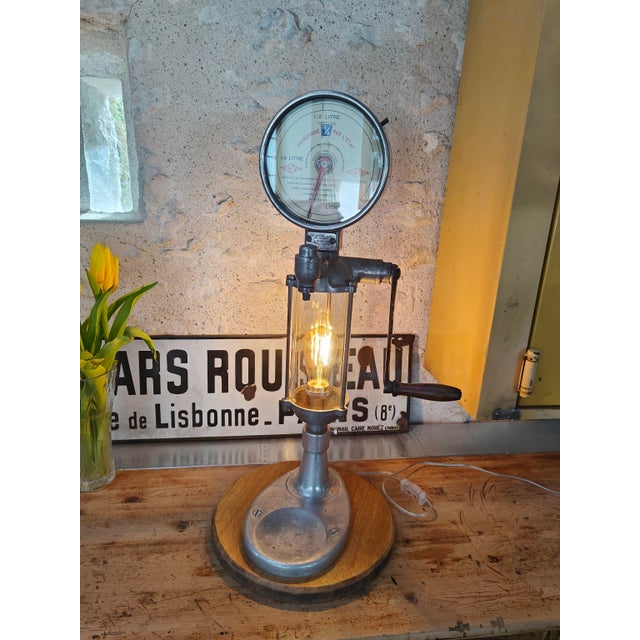 Gray Large Industrial Table Lamp, 1960s For Sale - Image 8 of 18