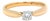 Tiffany & Co. 18ct Rose Gold & Platinum Harmony Diamond Ring 0.26ct 2.8g, Size 5.75 For Sale