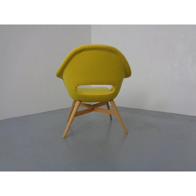 Wood Shell Lounge Chair by Miroslav Navratil, Czech Republic, 1960s For Sale - Image 7 of 16