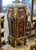 Magnificent French Rococo style pedestal column crafted from fine wood and richly adorned with ornate bronze accents and...