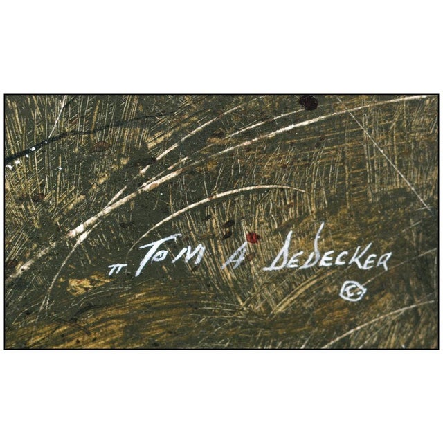 Expressionism Late 20th Century Fire Run, Thomas deDecker For Sale - Image 3 of 5