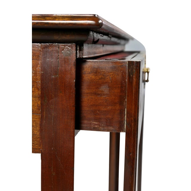 George III Mahogany Architects Table For Sale - Image 9 of 13