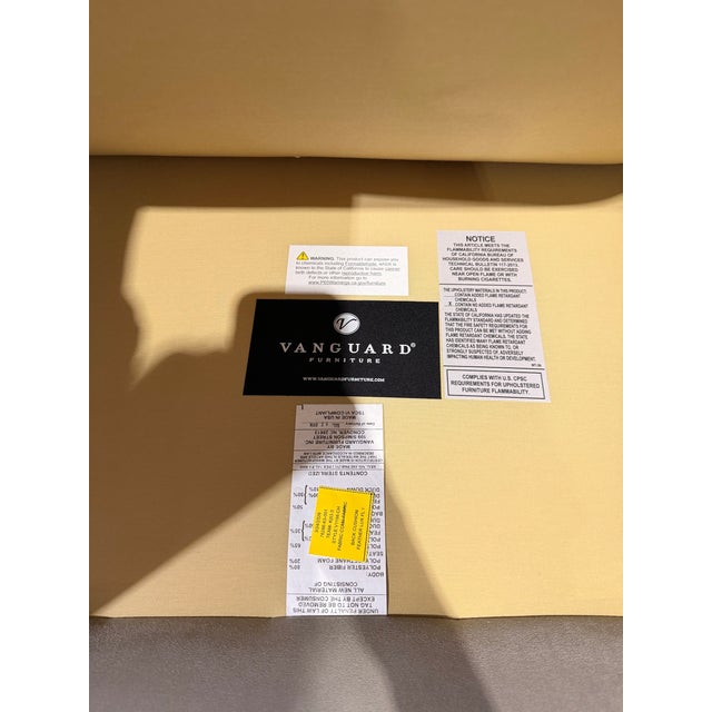 Vanguard Light Gray Lounge Chair With Pewter Accents For Sale In West Palm - Image 6 of 6