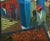 Contemporary Marc Zimmerman Original Oil Painting "The Market", Moroccan Marketplace Scene, Cubist-Inspired Figures, Coastal Contemporary Art For Sale - Image 3 of 7