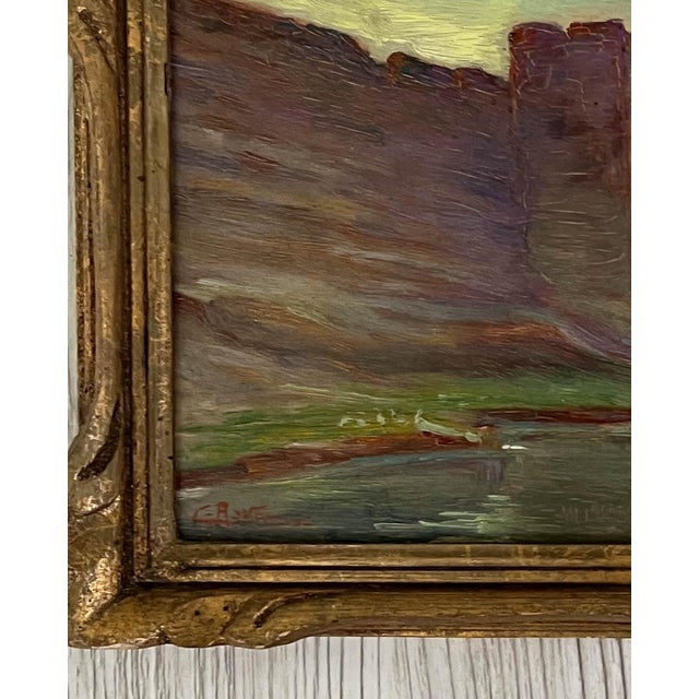 Camille Ravot Antique Parisian Landscape Oil Painting For Sale In San Francisco - Image 6 of 6