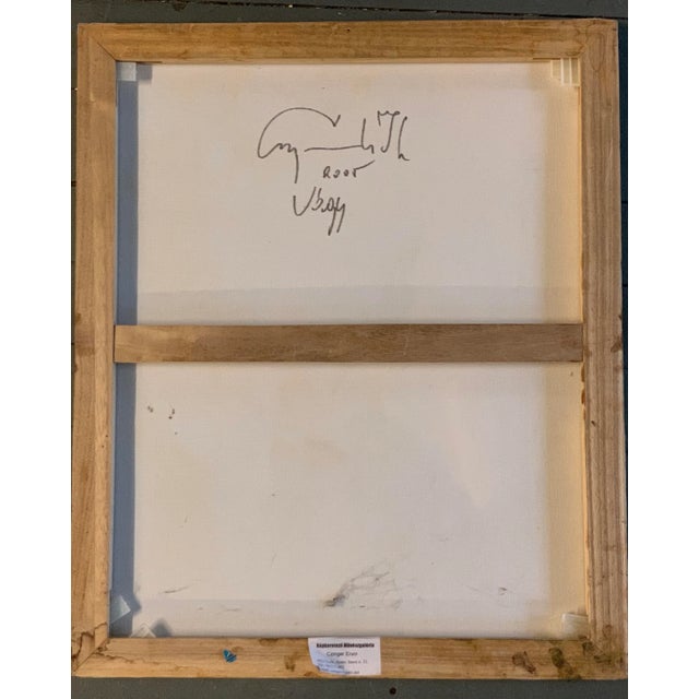 Contemporary Contemporary Original Abstract by Listed Hungarian Artist István Csizmadia For Sale - Image 3 of 6