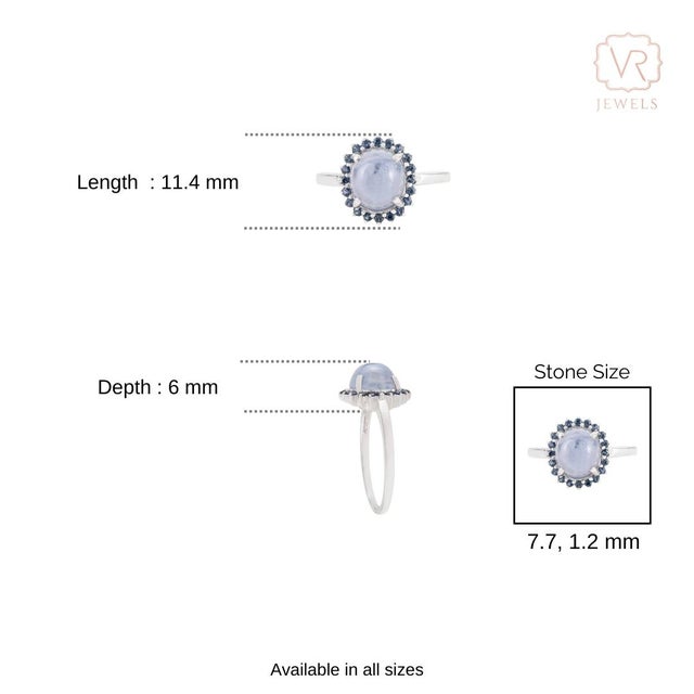 Natural 3.07 Ct Star Sapphire Halo Ring With Blue Sapphire in 14k Gold Size 6.5 For Sale - Image 13 of 18