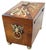 Regency Brass Inlaid Mahogany Tea Caddy, 1815 For Sale - Image 6 of 13