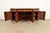 Late 20th Century John Widdicomb Neoclassical Mahogany and Burl Wood Sideboard Credenza or Bar Cabinet, Newly Refinished For Sale - Image 5 of 16