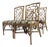 Vintage Palm Beach Regency Fretwork Rattan Dining Chairs | Set of 4 For Sale