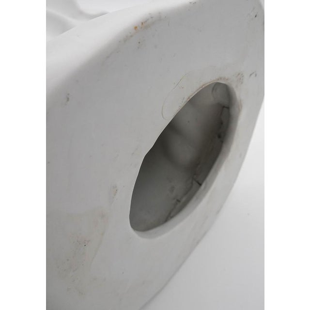 Vintage Medieval Lady Bisque Porcelain Figurine, 1970s For Sale - Image 11 of 15