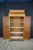 Wood Antique American Victorian Slant Front Cabinet Bookcase Linen Press Wardrobe 75" For Sale - Image 7 of 13