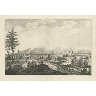Johannes Nieuhof, The City of Bejing in China, 1668, Original Copper Engraved Print For Sale
