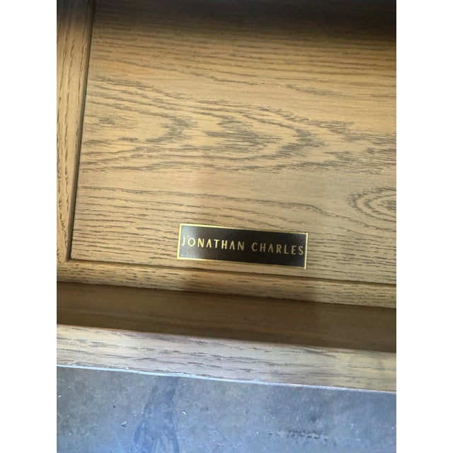 Jonathan Charles Sagehill Oak Bedside Chest- Set of 2 For Sale - Image 9 of 9
