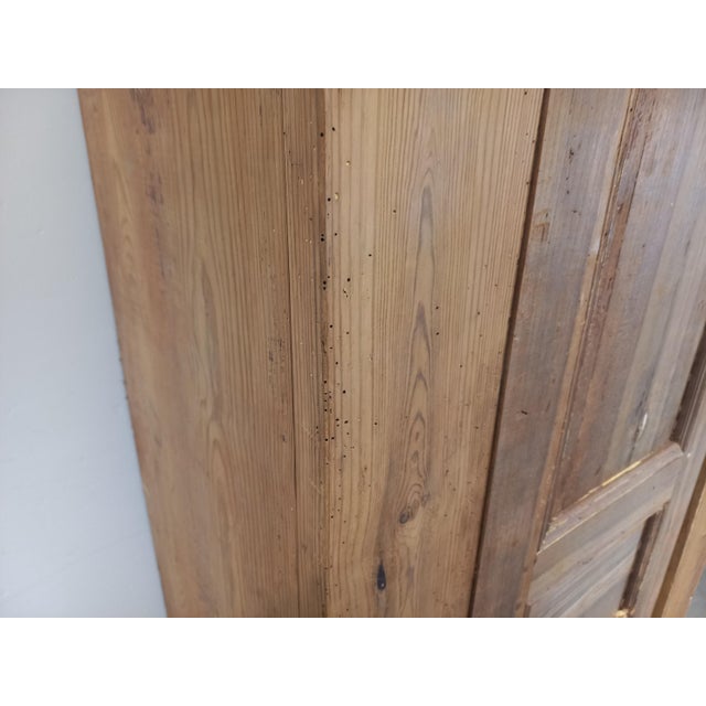 Wood Parisian Wardrobe in Fir For Sale - Image 7 of 18