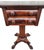 Wood 19th Century Mahogany Empire Drop Leaf End Table Hand Carved For Sale - Image 7 of 14