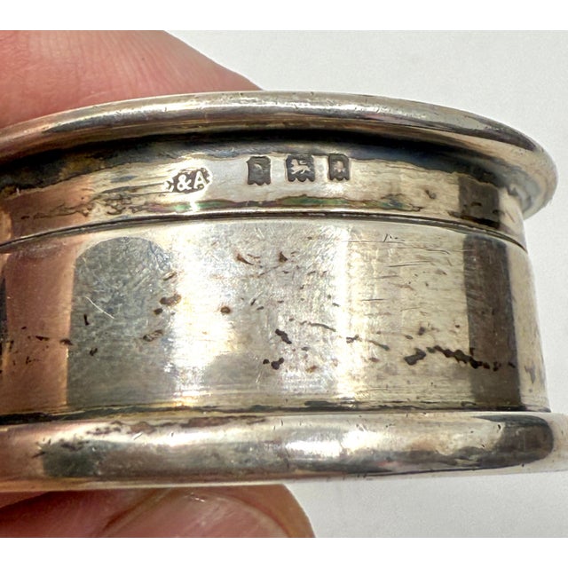 1910s Lovely Silver and Horn Snuff or Trinket Boxes For Sale - Image 14 of 18