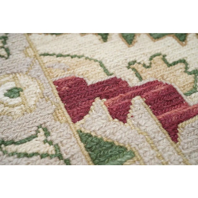 Green Sumak Rug 9' X 12' For Sale - Image 8 of 12